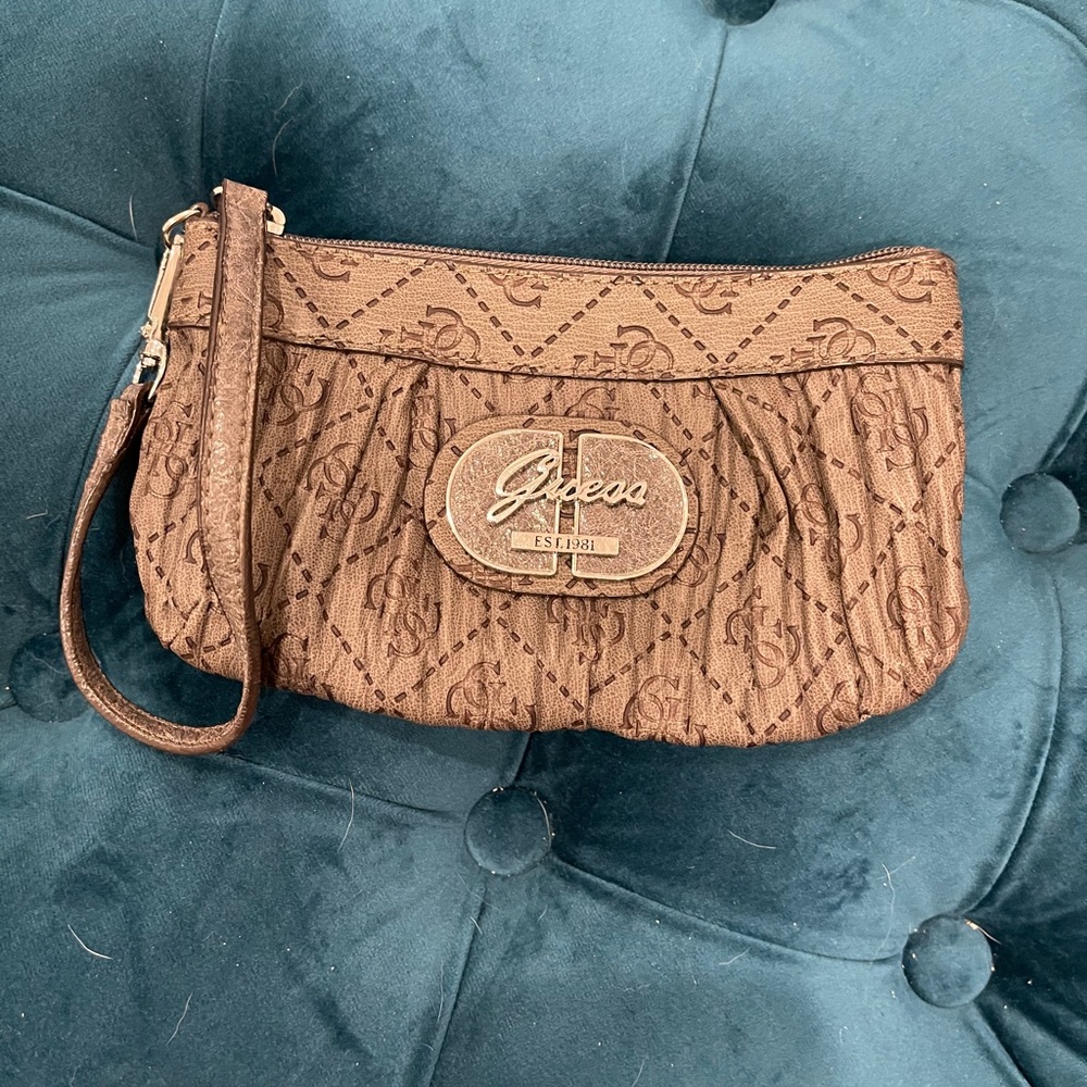 Guess Monogram Wristlet